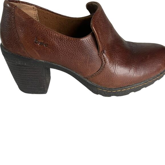 B.O.C. BORN CONCEPT Carla Slip-On Shoe Brown Leather Women's Size 7 - Picture 6 of 10
